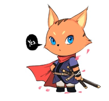 小猫快跑 标志